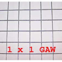 Wire Mesh 25x25mm Holes 12G (1"x 1" inch) 48"High (4FT) 33 Meters Galvanised