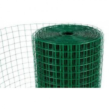 PVC Coated Wire Mesh 25x25mm Holes 20G (1"x 1" inch) 36"High (3FT) 30 Meters`