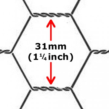 Rabbit Netting Fencing 1050x31x18Gx50mts 