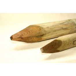 Wooden Post 1.65 METRES (5ft 4in) AND 75mm (3”) Thick 5 Pack